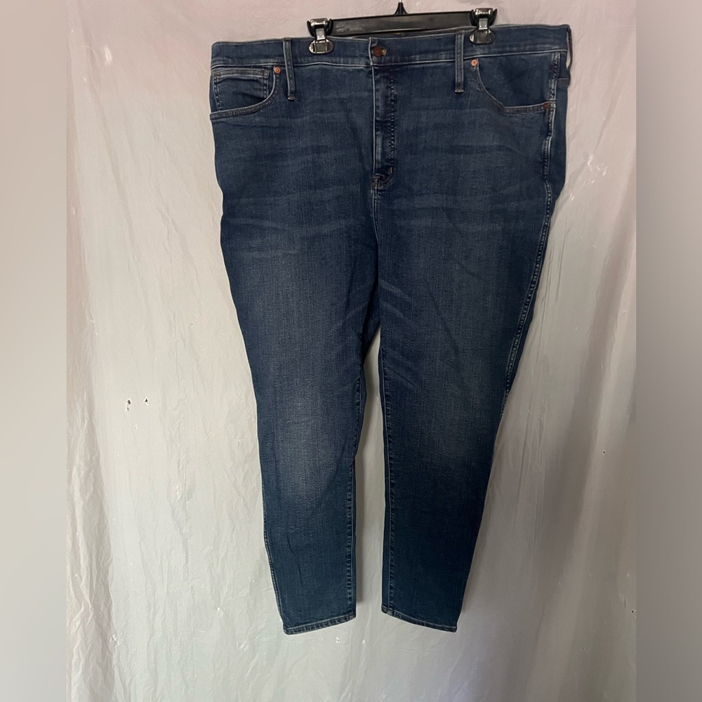 New MADEWELL women 10” high rise skinny jeans W37 Inseam 28 sold out online